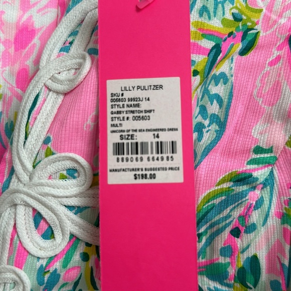 Gabby pink shift dress - size 14 - Picture 5 of 10
